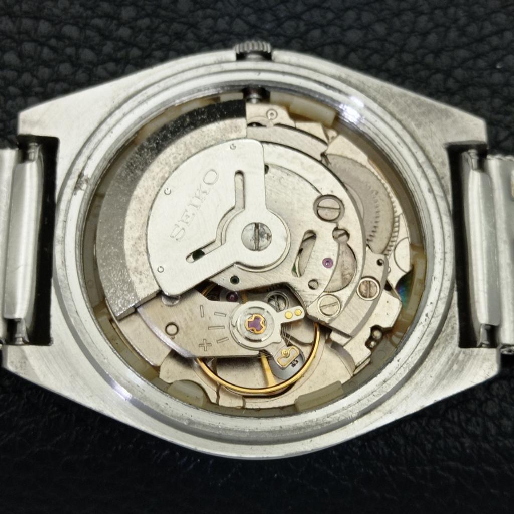 AUTOMATIC VINTAGE SEIKO 5 JAPAN MENS WHITE COLOR DIAL WATCH A701254-5 R206a-a701254