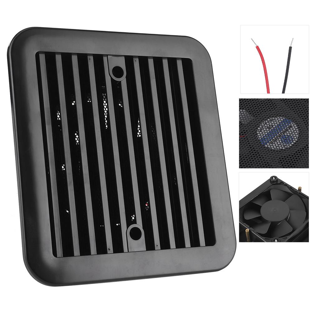 24V Side Air Vent Ventilation One‑Way Exhaust Blade Fan Low Noise for Car RV Trailer SUV