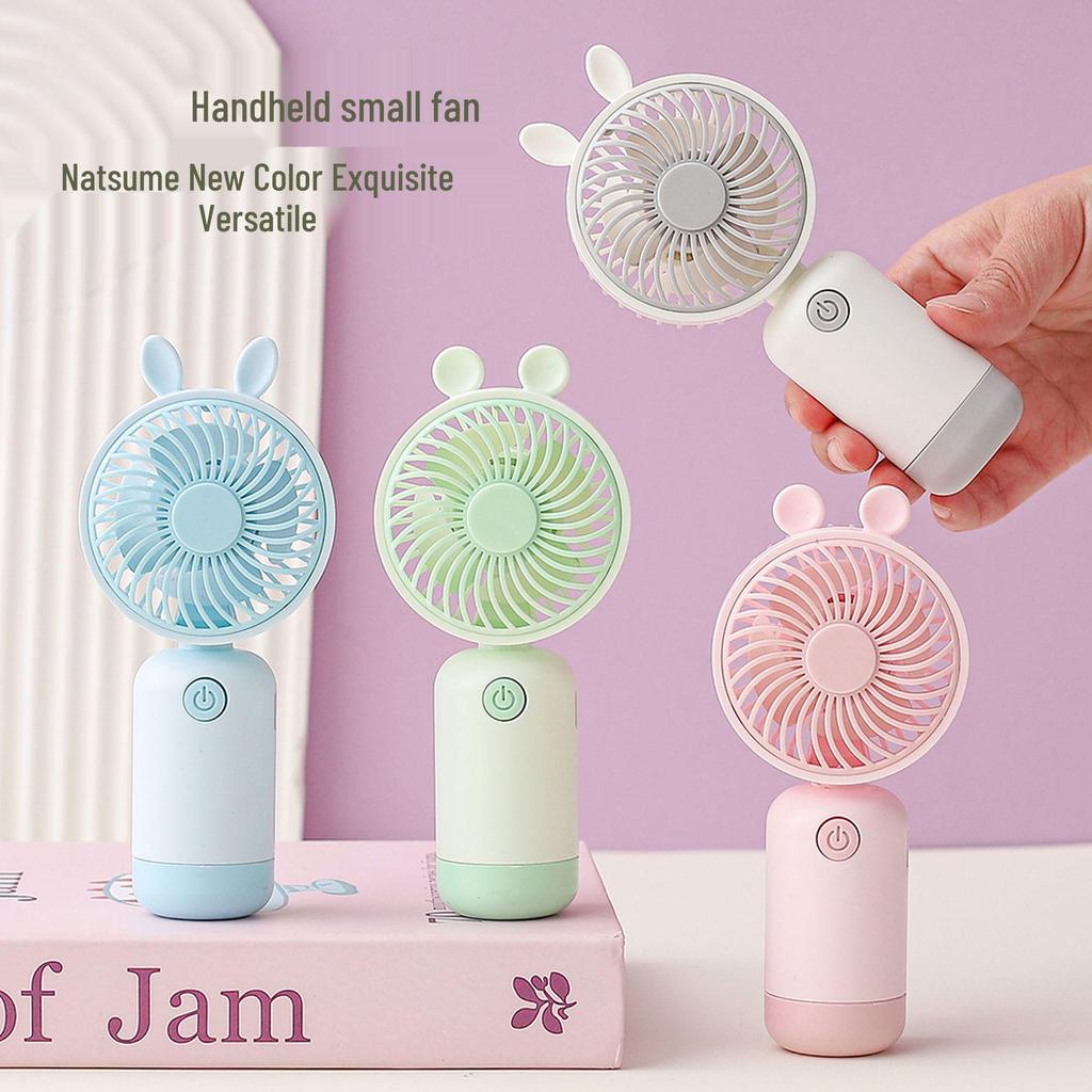 Mini USB Rechargeable Capybara Handheld Fan - Student Portable with Powerful Wind