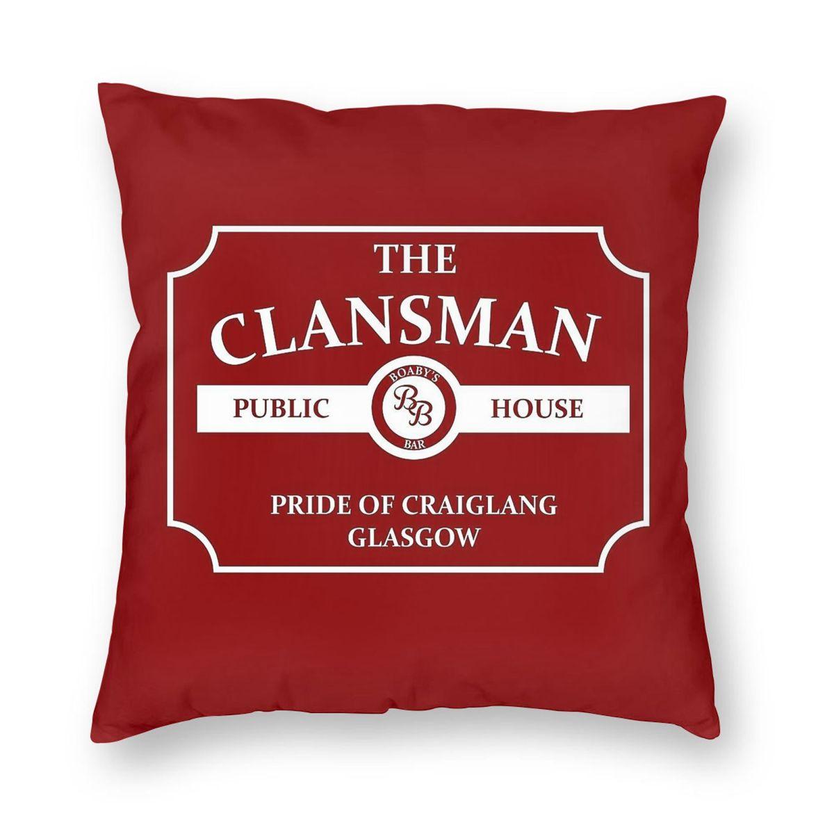 Still Game The Clansman Pub Square Pillowcase Polyester Linen Velvet Printed Zip Decor Throw Pillow Case Sofa Cushion Cover 30x30cm