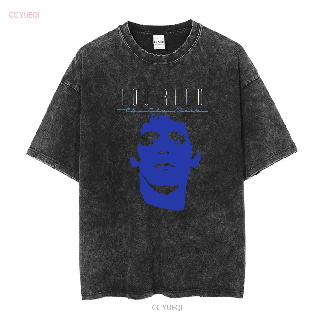 T-shirt Lou Reed The Velvet Underground Nera Dalla S alla 5XL HH8362 Manica Lunga o Corta Vintage Lavata Unisex Moda Versatile