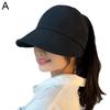 Cappello da sole pieghevole a tesa larga con coulisse, regolabile, estivo, ad asciugatura rapida, con visiera, da pescatore, per donna, cappello da spiaggia