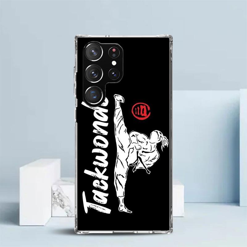 Kungfu Taekwondo Phone Case For Samsung Galaxy S24 S25 Edge S26 Ultra S22 S23 Plus S21 + S20 FE Soft TPU Back Cover Galaxy S22 S