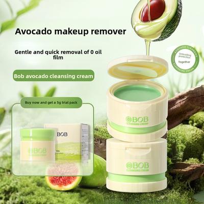 Avocado Reinigendes Make-up-Entferner Sanft Nicht reizend Erfrischend Weich Gesicht Augen Lippen Tiefenreinigung Make-up-Entferner Frau