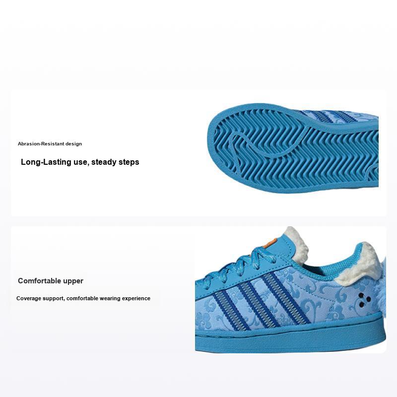 Adidas Boys Blue Originals Melting Sadness X Superstar Casual Durable Low-Top Kids Sneakers Kids Sneakers Id9307 Cm