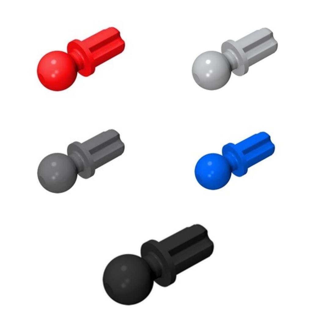 Non-Toxic Moc Bolt Pin With Friction Peg Cross Axle Technical Building Blocks Diy Connector Bricks Compatible 2780 3673 32556 32054 6558
