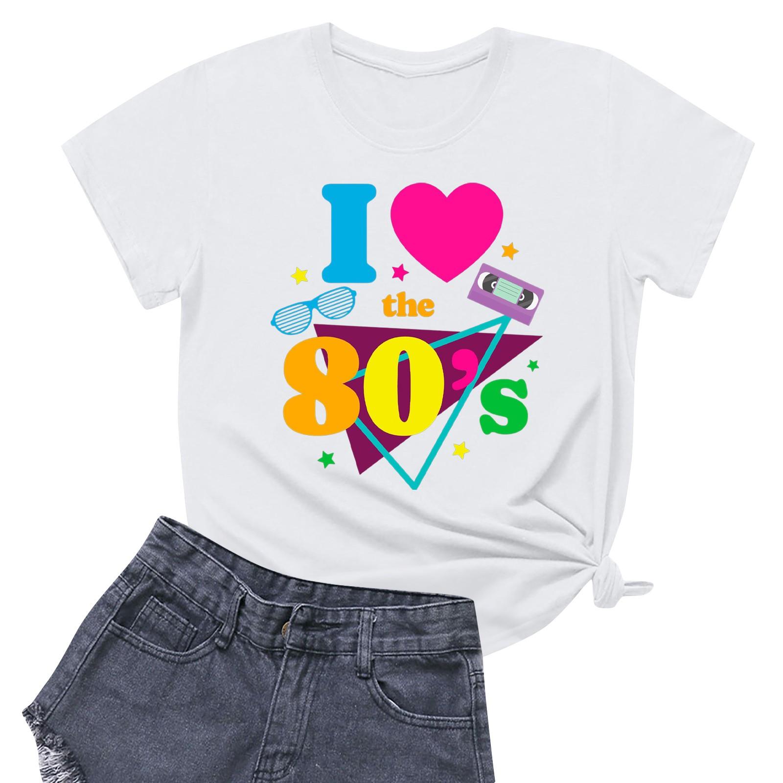 

Жіноча повсякденна футболка з круглим вирізом і короткими рукавами XL білий