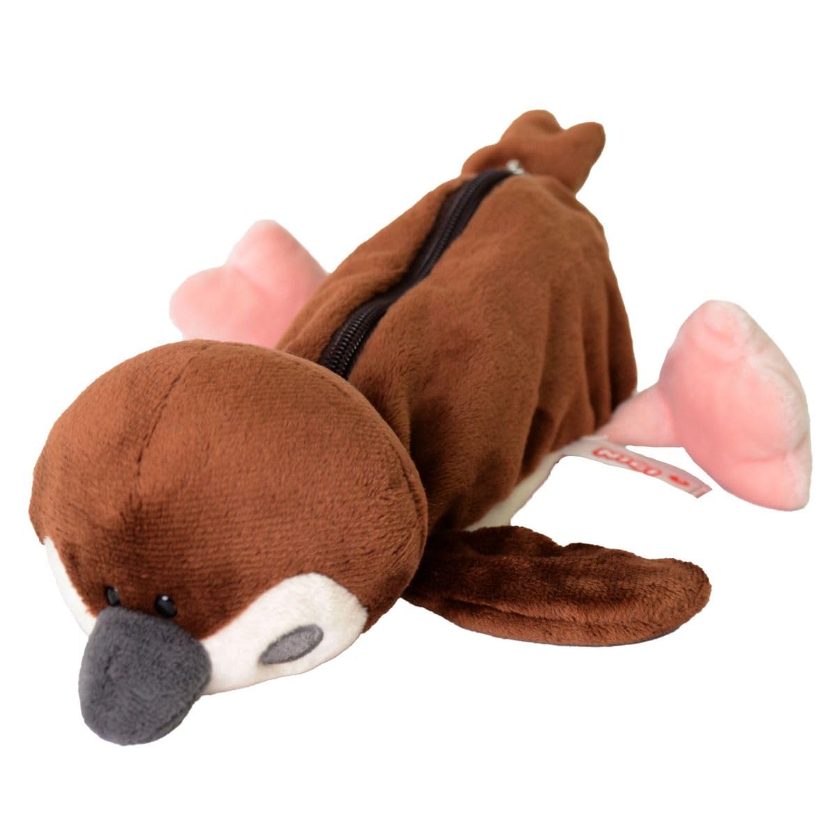 

Sparrow figure pen stuffed pencil brown [NICI] pouch, pouch, animal, case,