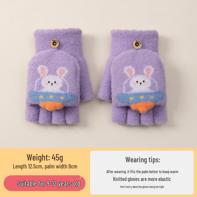 Gemütliche Cartoon-Krokodil-Fäustlinge für Kinder