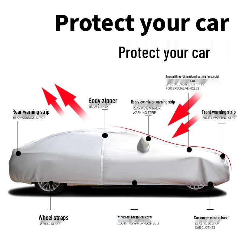 Husă auto universală impermeabilă pentru toate cele patru sezoane cu căptușeală de catifea