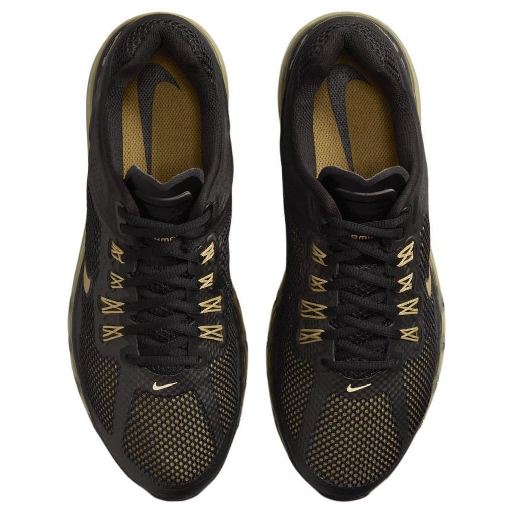 Nike Air Max 2013 Black Flat Gold Sneakers Casual Shoes HQ1927-001