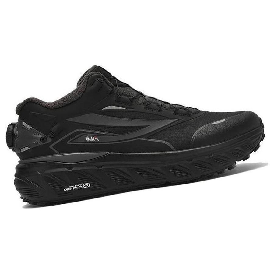 Fila Boa Explorer Fabric Tpu Fleece Shock Absorbing Durable Low Top Outdoor Functional Shoes Men Shoes Black A12M341206FBB