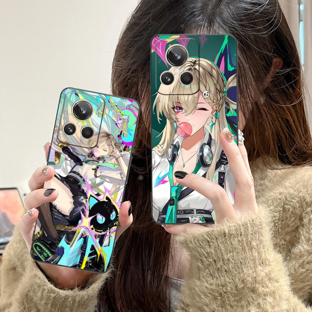Wuthering Waves Lynae Phone Case for Realme 15 14 13 12 11 10 9 Pro Plus T I Lite 5G Colorful Printing Cover Cover Luxury Pretty