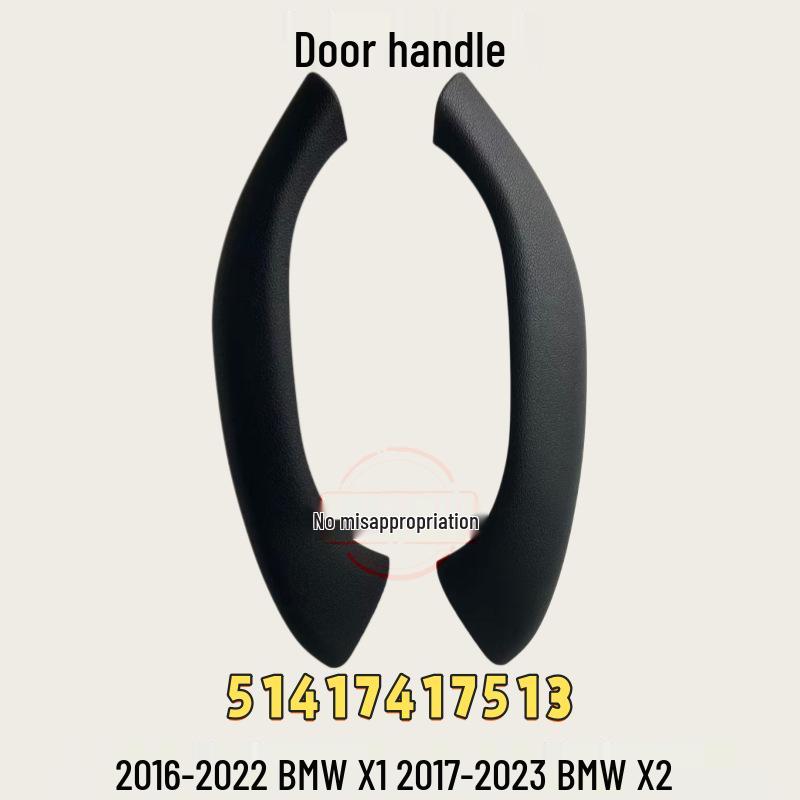 Compatible Inner Door Handle for 2016-2022 BMW X1 & 2017-2023 BMW X2 (51417417513) Black Left