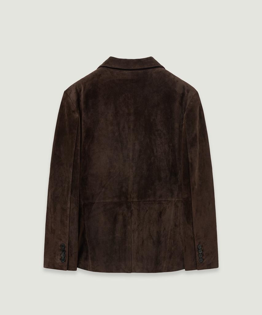 Lmood Ander Cow Suede Single Blazer Brown