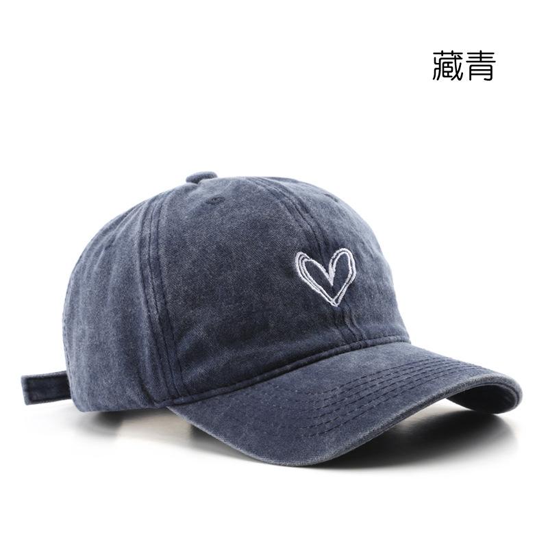 Love fashion retro trendy washed old cap men's outdoor women's sunscreen sun shade baseball hat