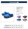 Children's Cartoon Beach & Garden Closed-Toe Shoes, Unisex Summer Hole Shoes