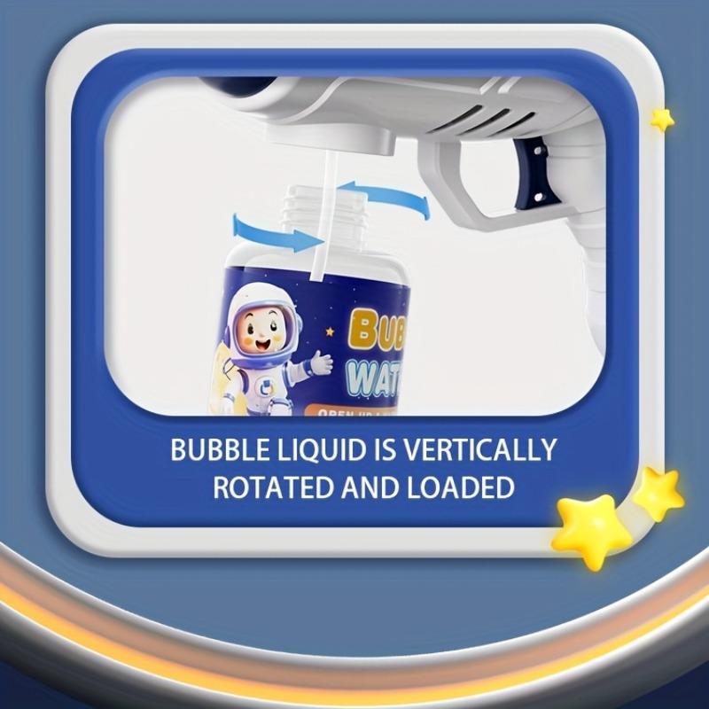 space theme bubble gun for kids