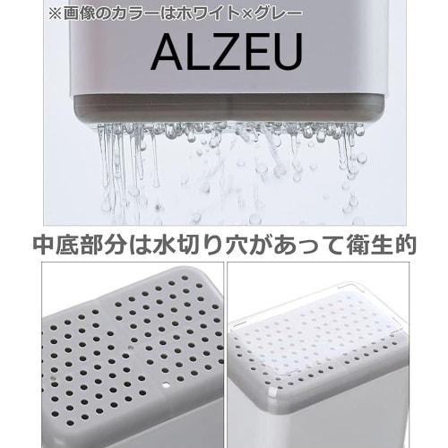 ALZEU Kitchen Tool Stand, Cutlery Stand, Drainer, Storage Stand, Chopstick Holder, Cookware Holder (Gray)