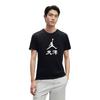 Jordan Logo Print Round Neck Sports Short Sleeve T-Shirt Men Tops Black 826472-010