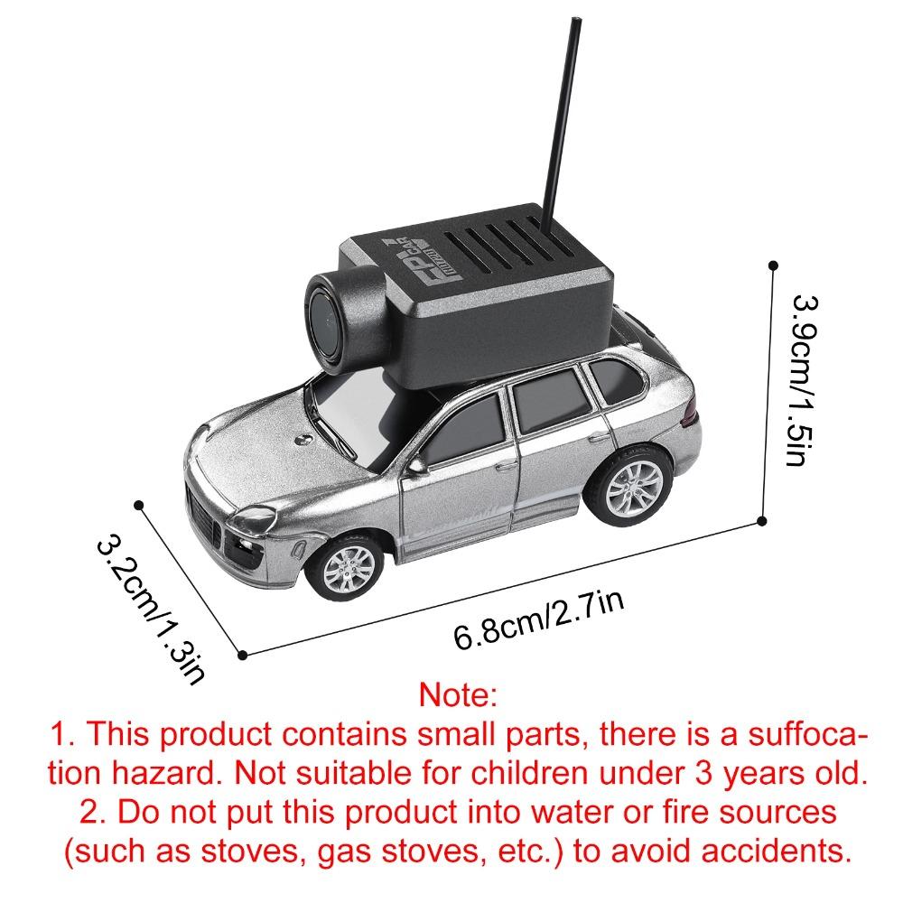 Remote Control Car with 720P HD WiFi Camera, Gyro, Ambient Lights, and VR Mode, Mini APP Controlled Toy for Boys Girls