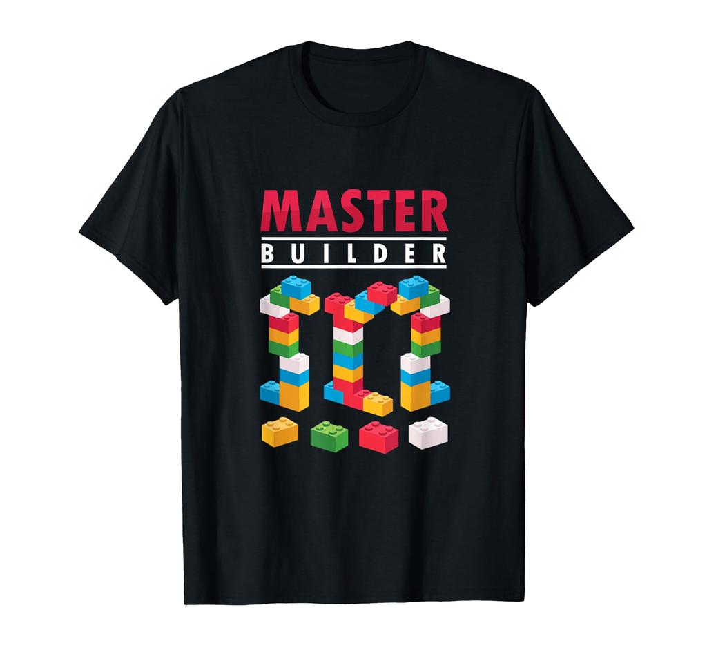Cool Master Builder Blocks Blocks Bricks Toy Gift T-Shirt