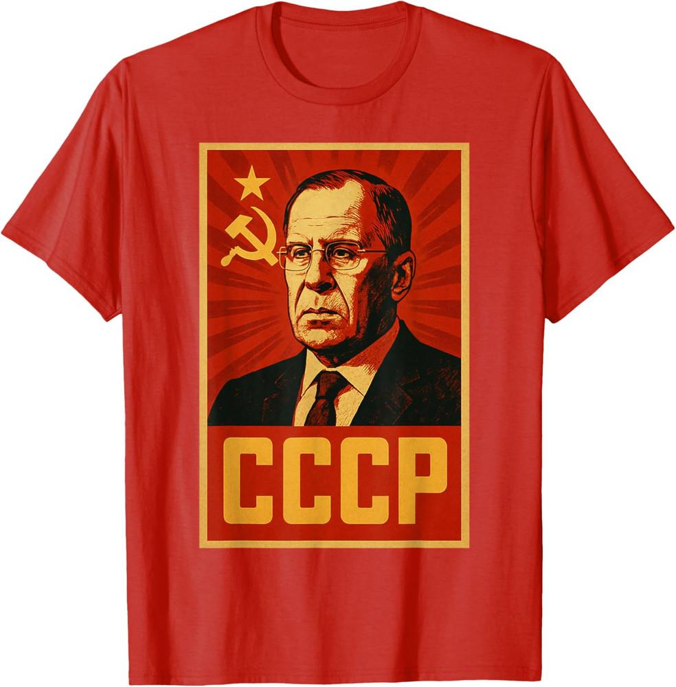 CCCP Vintage Sovětský svaz Retro SSSR Lavrov Unisexové tričko