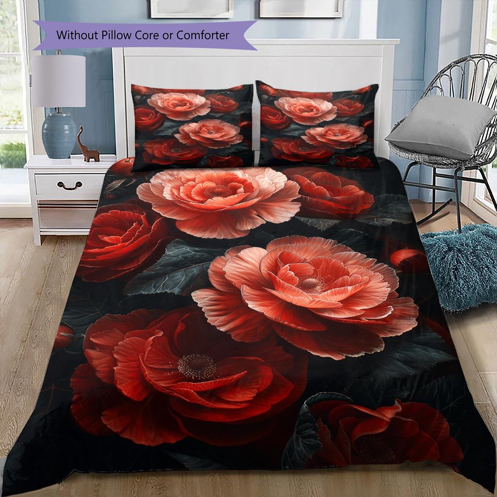 Cartoon Pattern Bedding Quilt Set Quilt Cover Pillowcase Home Decoration Birthday Gift (1 * duvet cover + 2 * pillowcase, without core)