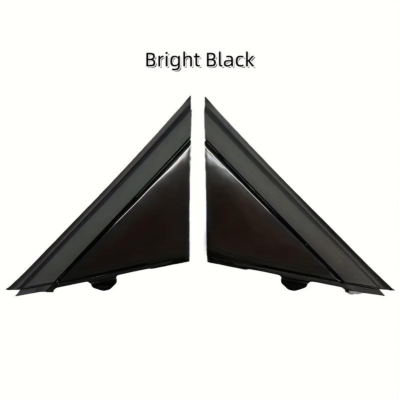 Rear View Mirror Triangle Trim Panel for FIAT 500 2012-2019 Models- Left/Right-Side Door Mirror Cover Matte Black