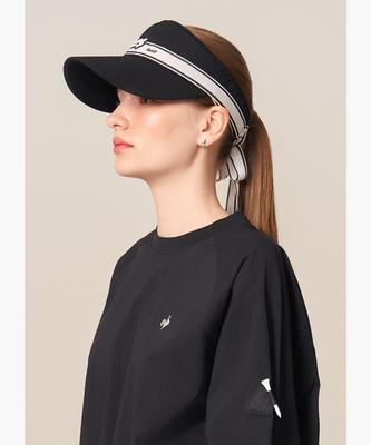 LECOQ GOLF Women'S Solid High Visor _Blck Gr122Lsv11