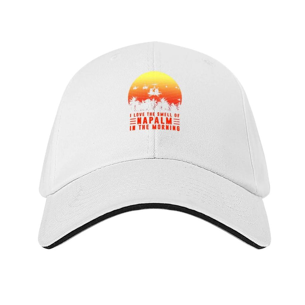 I Love The Smell of Napalm in The Morning Tee  Vintage Tee Baseball Cap Fishing cap Golf Hat F Womens Beach Visor Mens
