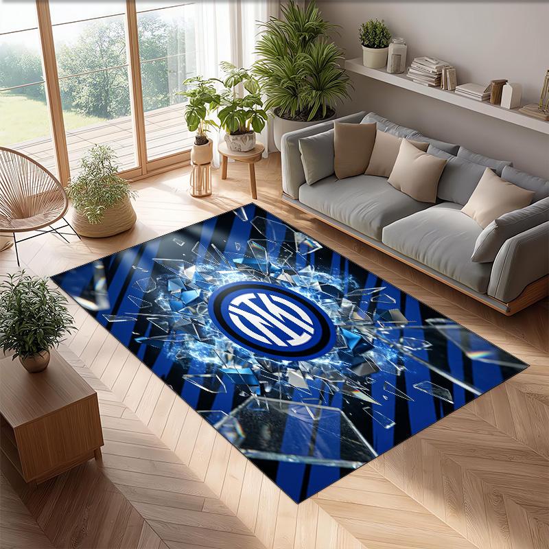 Borussia Dortmund Printed Flannel Area Rug Non Slip Soft Polyester Floor Carpet Indoor Decor Mat for Bedroom Living Room Sofa