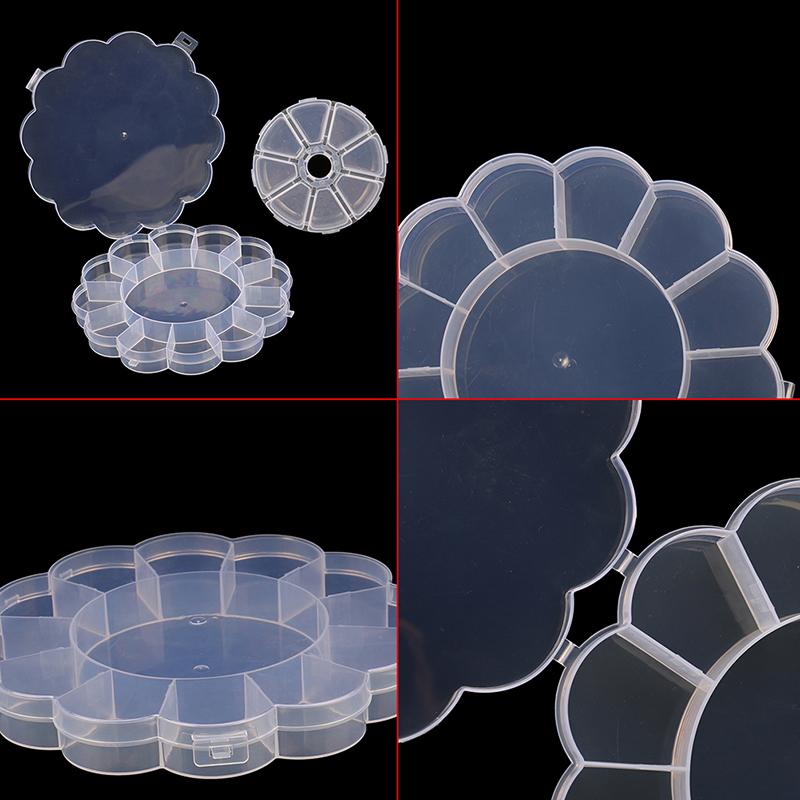 Plastic Box Container Screw Holder Case Practical Compartment Jewelry Organizer