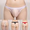 Breathable Men Underwear Fashion Glossy Low Rise Nylon
