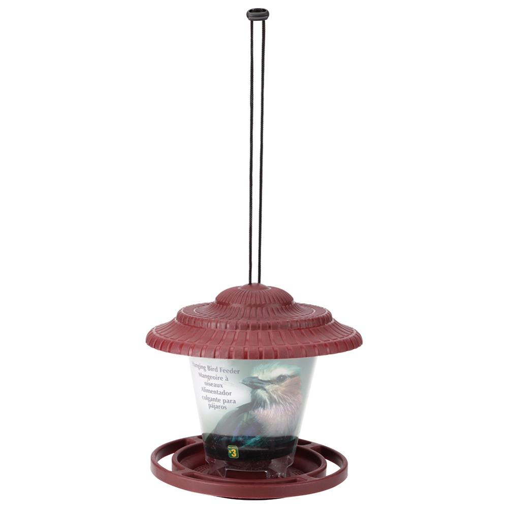 With Suspension Wire Bird Feeding Container Transparent Container Bird Seed Container  Garden Use