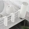 6 Piece Hanging Cup Drying Rack White Kitchen Draining Cup Holder Cup Organizer  Chopstick