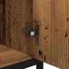 Bathroom Cabinet with Door Reclaimed Wood Look 90 x 33 x 60 cm Particleboard