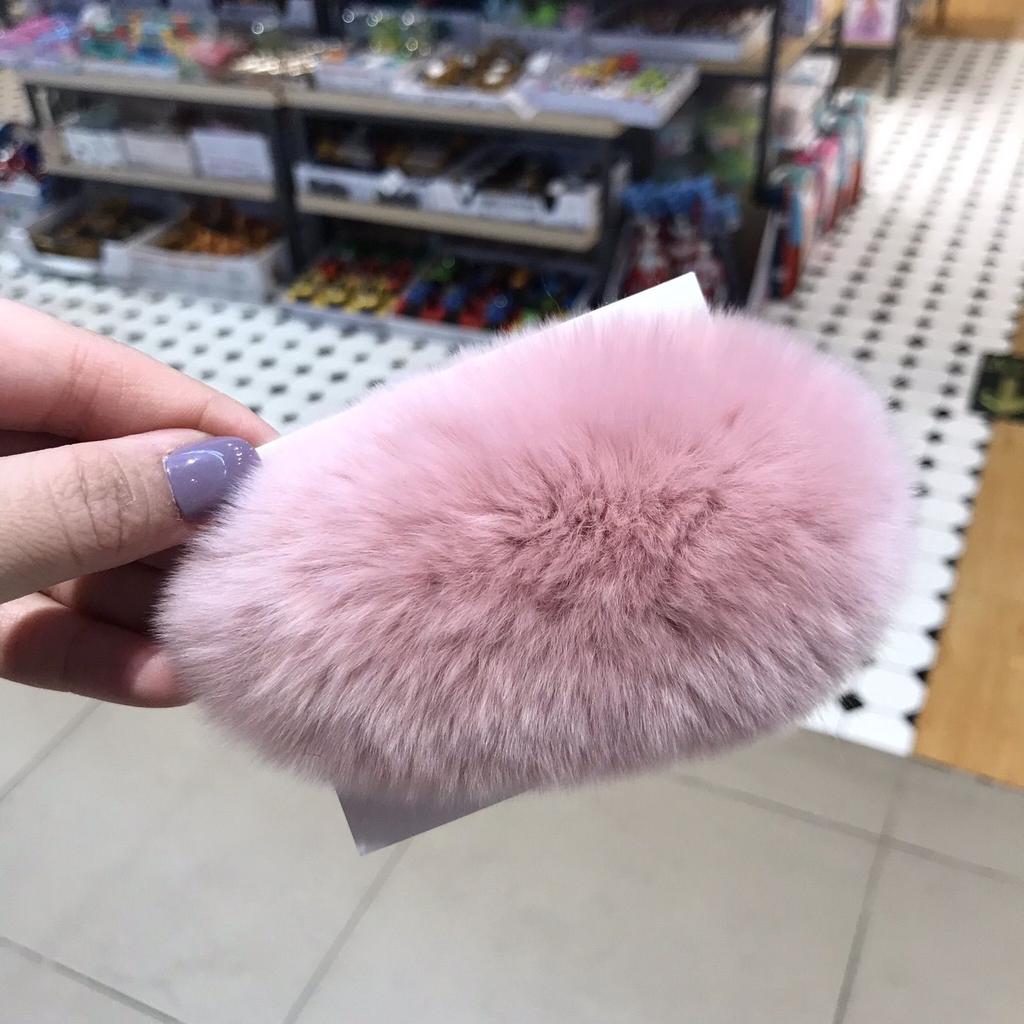 Real Rabbit Fur, Fur, Headband, Hat, Women's Autumn and Winter Forehead To Keep Warm, Going Out, Headgear, Headgear, Women's Hair Band, Plush Headband