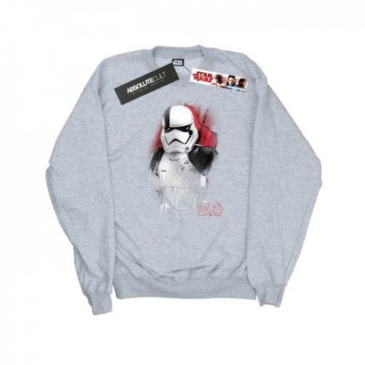 Erkek The Last Jedi Stormtrooper Fırçalanmış Sweatshirt