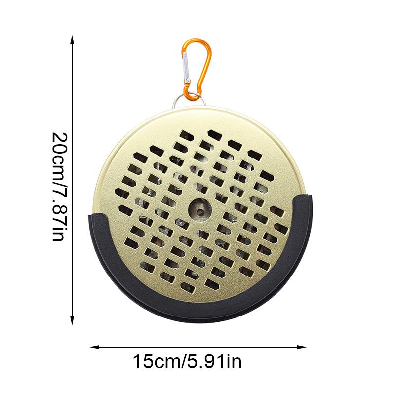 

1Pc Mosquito Coil Box Safe To Use Plastic Material Lightweight And Portable Multi-Color золотий