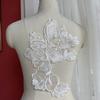 Fashion Large Floral Embroidery Collars Mesh Beautiful Lace Chest Flower Patch Dress Collar Woman's Clothing Accessories