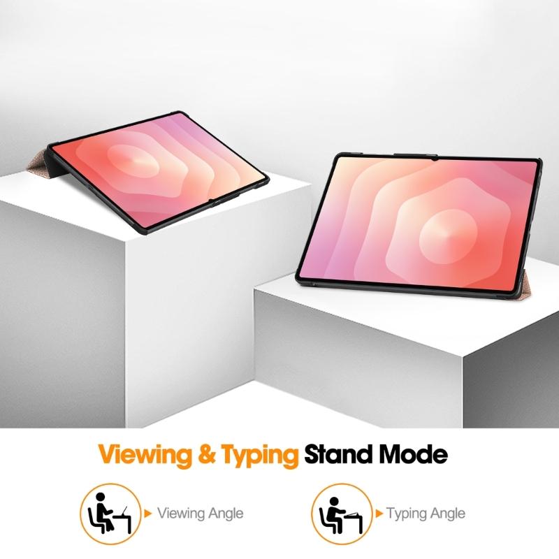 Shockproof Protective Case Stand Case PU Leather Cover with Auto Sleep Wake Magnetic Stand Case for Tab S11 Ultra 14.6inch