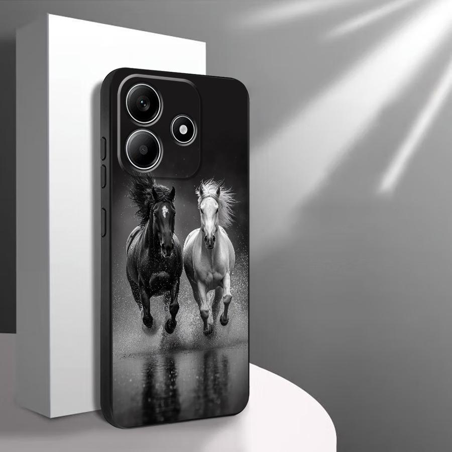 The Horse Phone Cover Case for Xiaomi Redmi Note 14 12C 13C 12S A3 A1 A2 A5 A4 13 Pro Plus 9 8 7 11S 14C K80 K40 10 12 11 Pro