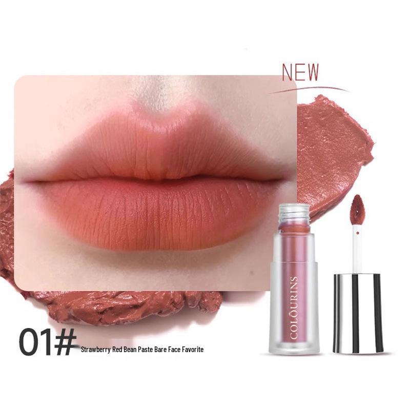 Velvet Matte Lip Glaze: Long-Lasting, Non-Stick, Easy-Apply, 3D Color Lipstick.