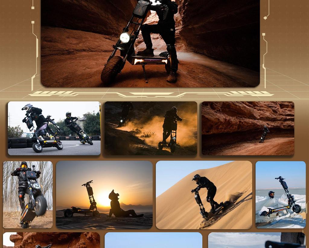 Elektroroller Faltbar Kukirin G4 Max 2000Wx2 Doppelmotor Höchstgeschwindigkeit 86Km/h 60V 35.2AH Maximale Reichweite 95Km Belastung 150Kg