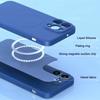 Liquid Silicone Case For iPhone 16 15 14 13 12 11 Pro Max Plus Phone Magnetic Wireless Charger For Magsafe Shockproof Back Cover