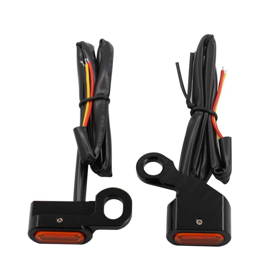 2 Pcs LED Turn Signal Light Blinker Indicator Lamp For 1996-2007 Dyna Models New