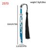 Swords Design Alloy Bookmarks With Decorative Tassels Martial Arts Inspired Metal Lightweight Book Marker