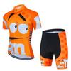 Mens Cycling Jersey Short Sleeve Breathable Bike Shirt Mountain Road Biking