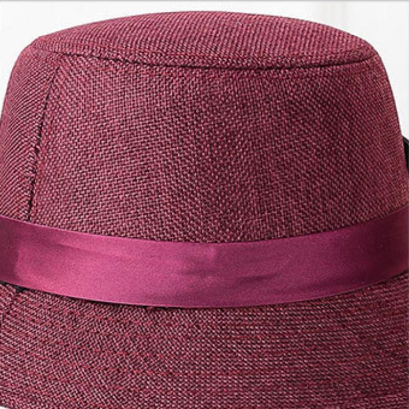 Dámská květinová pánevová čepice jaro podzim dámská jednobarevná rybářská sluneční clona klobouk čepice